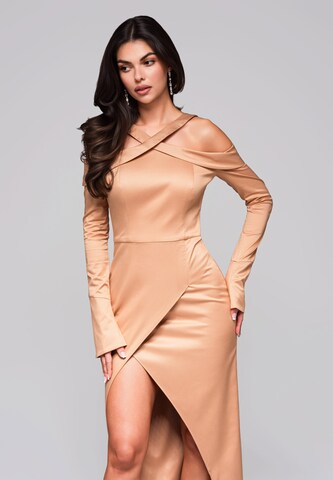 Ombre Avondjurk 'LA-OM-DLR250' in Goud