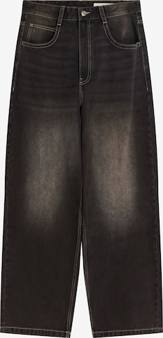 Bershka Baggy Farkut värissä musta: etupuoli