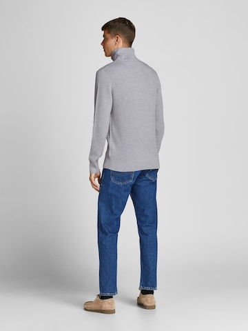 JACK & JONES Sweter 'Perfect' w kolorze szary