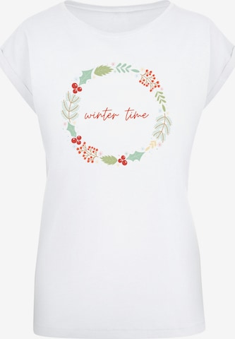 F4NT4STIC Shirt in White: front