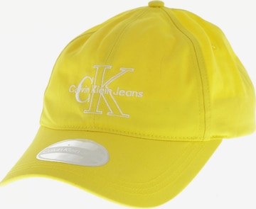 Calvin Klein Jeans Hut oder Mütze One Size in Gelb: predná strana