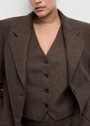 MANGO Vest 'Piper' in Brown