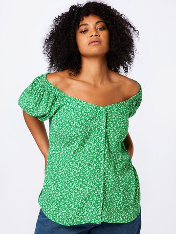 Camicia da donna 'Marisa' di Forever New Curve in verde: frontale