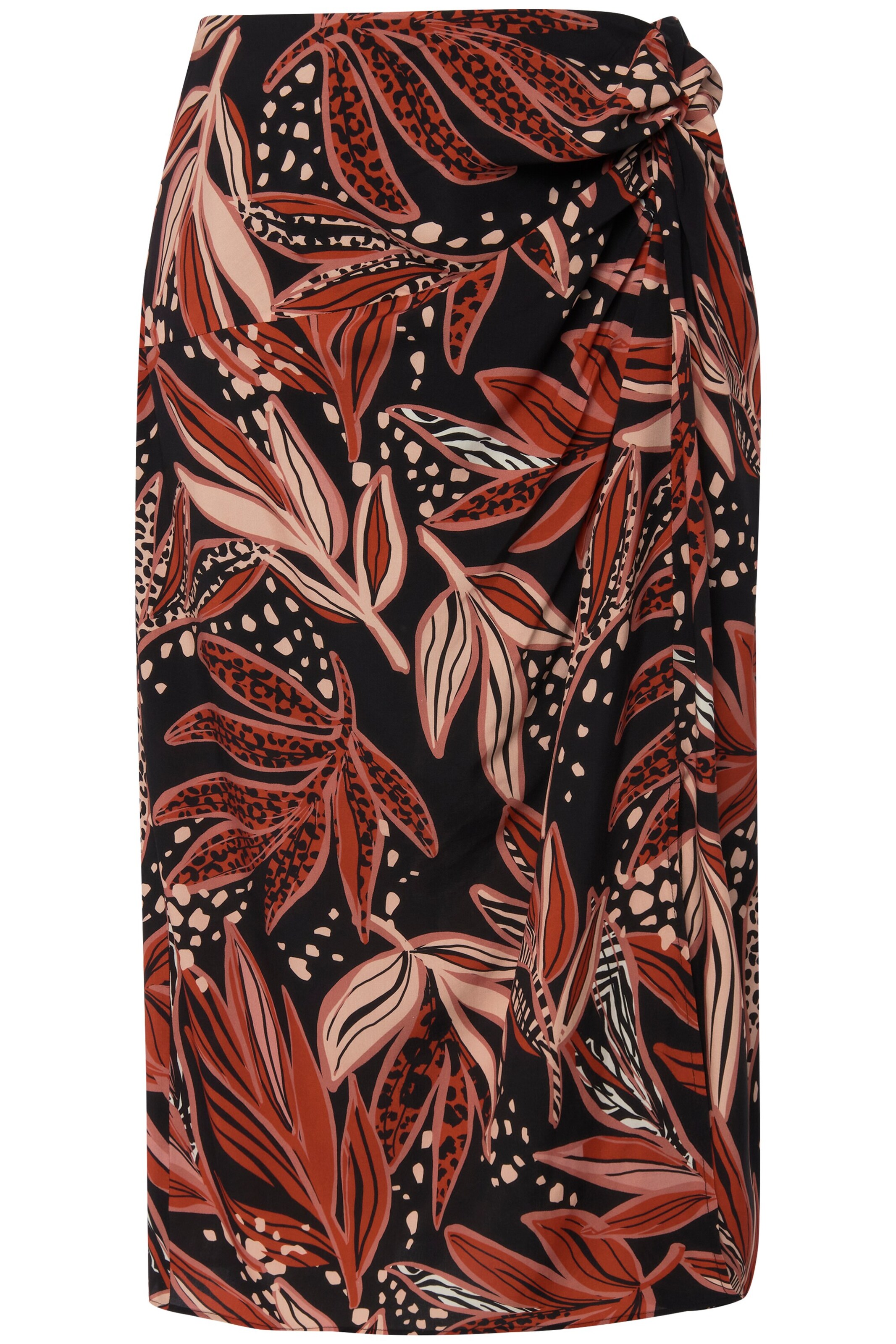Ulla Popken Skirt in Pink / Red / Black, Item view