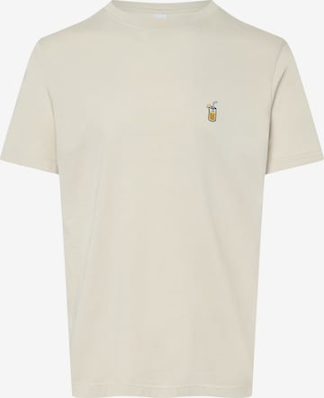 Lobster & Lemonade T-Shirt 'Strandsofa' in Beige: predná strana