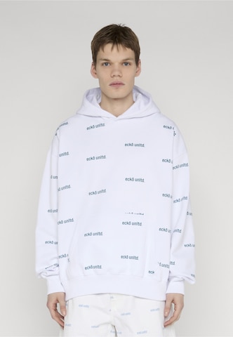 Sweat-shirt Ecko Unlimited en blanc : devant