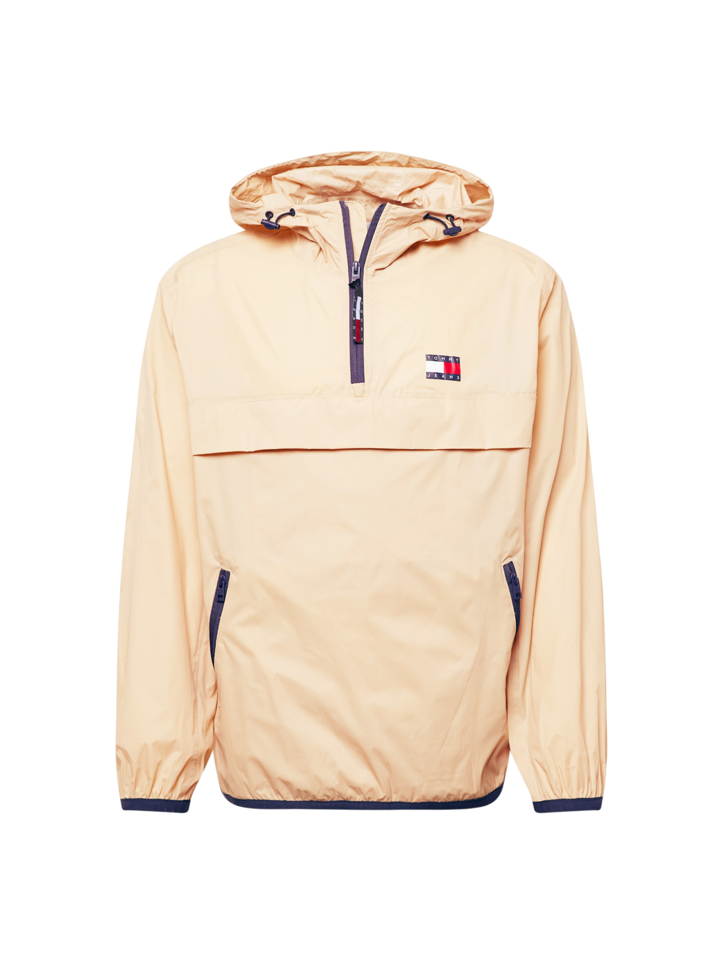 Tommy Jeans Overgangsjakke 'Chicago' i beige: forside