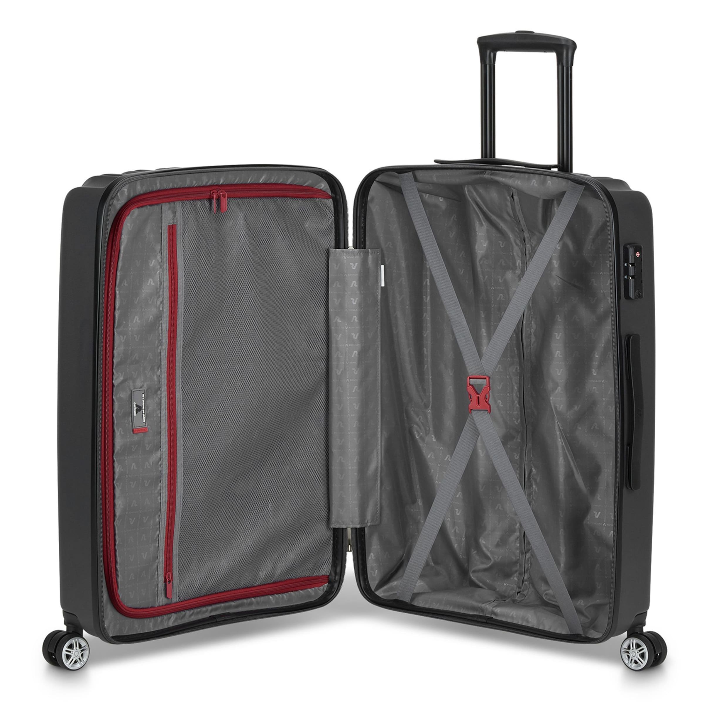 Roncato Suitcase Set 'Element 2.0' in Black