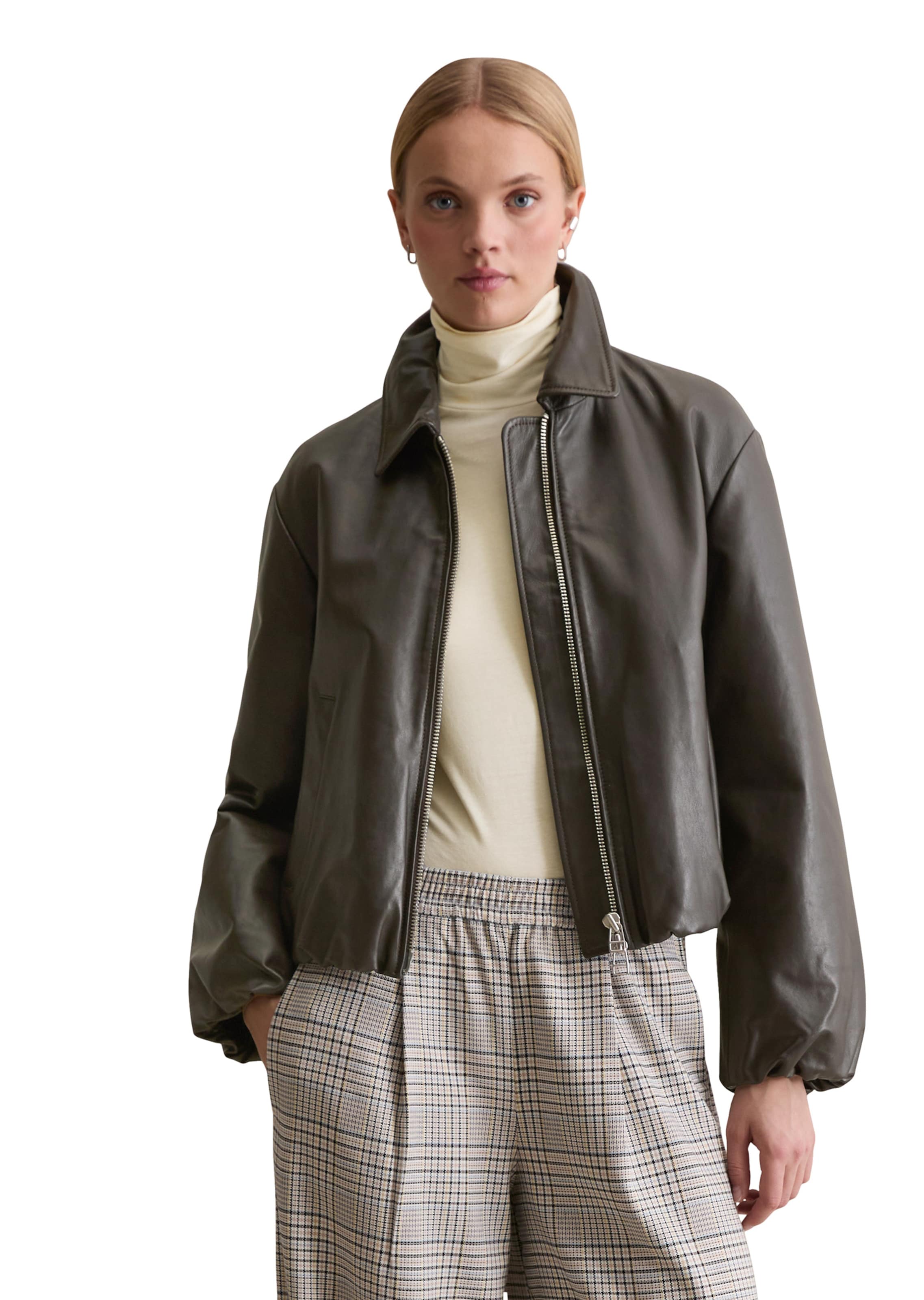 Marc O'Polo DENIM Between-season jacket in Brown: front