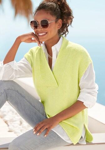 Pull-over LASCANA en jaune : devant