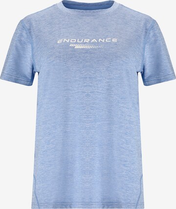 ENDURANCE Performance Shirt 'Wange' in Blue: front