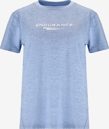 ENDURANCE - Camiseta funcional 'Wange' en azul: frente