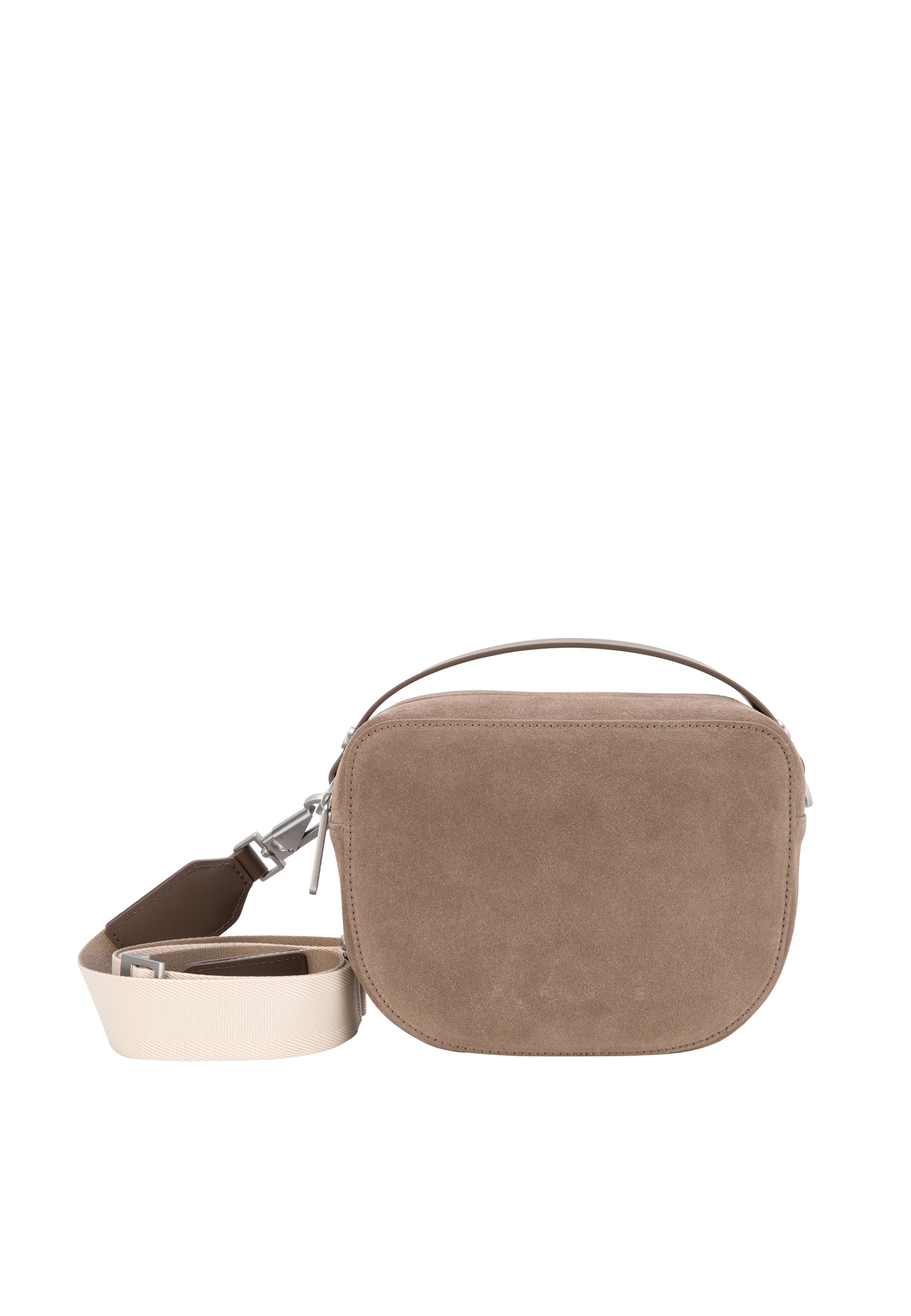 BREE Schoudertas 'The Icons Cube' in Grijs: voorkant