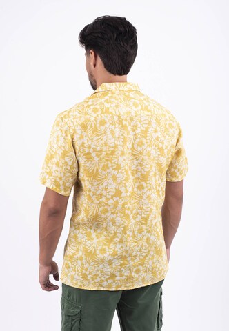 Panareha Regular fit Button Up Shirt 'MAUI' in Yellow