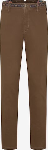 Pantalon chino MMX Germany en marron : devant