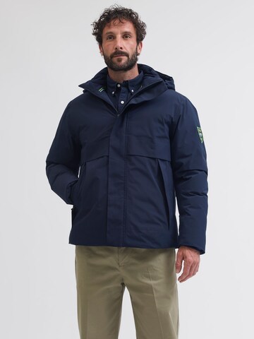 Portland Outerwear Company Tussenjas in Blauw: voorkant