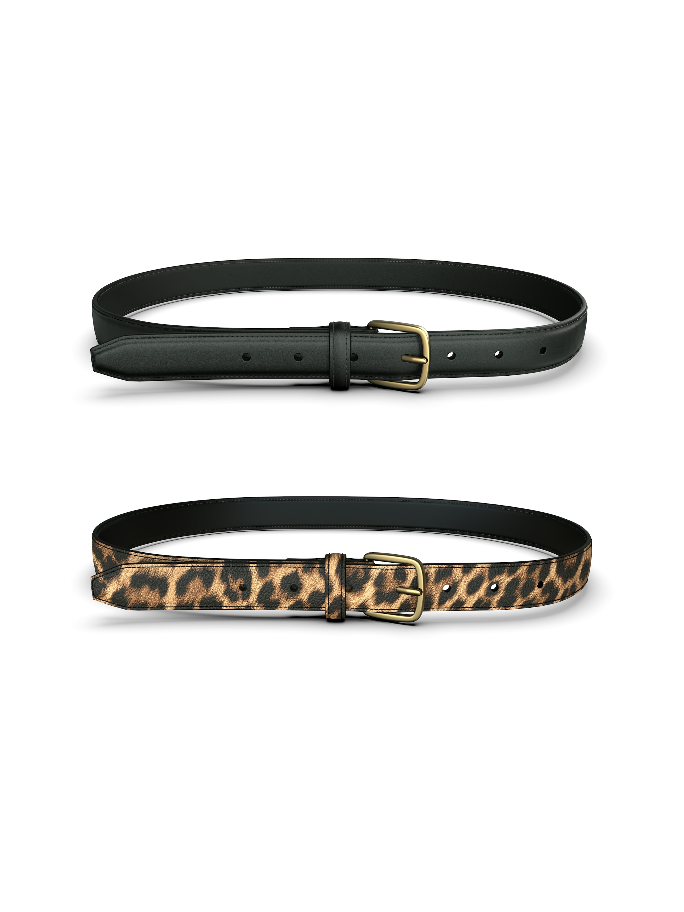 PIECES Vyö 'PCOline' värissä beige / musta, Tuotenäkymä