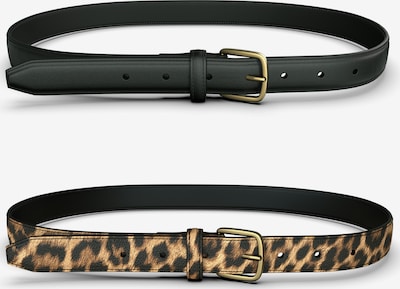 PIECES Vyö 'PCOline' värissä beige / musta, Tuotenäkymä