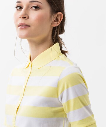 BRAX Shirt 'Cleo' in Yellow