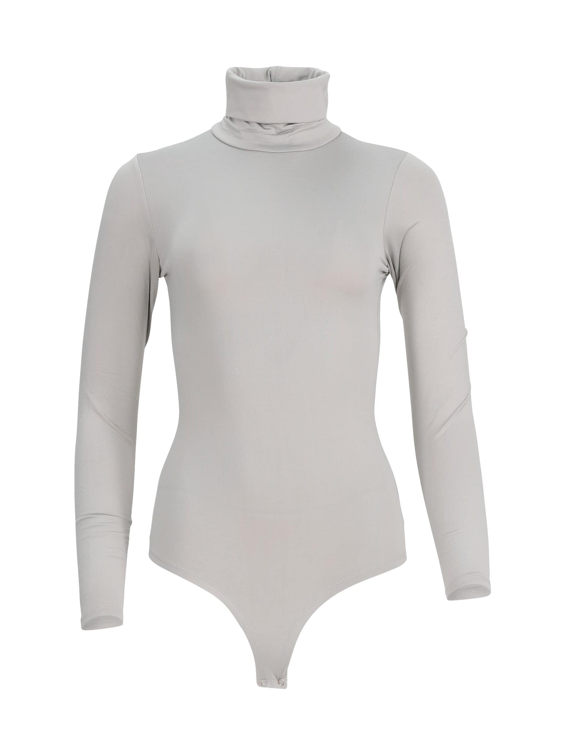 Easy Young Fashion Bodysuit in Grey: front