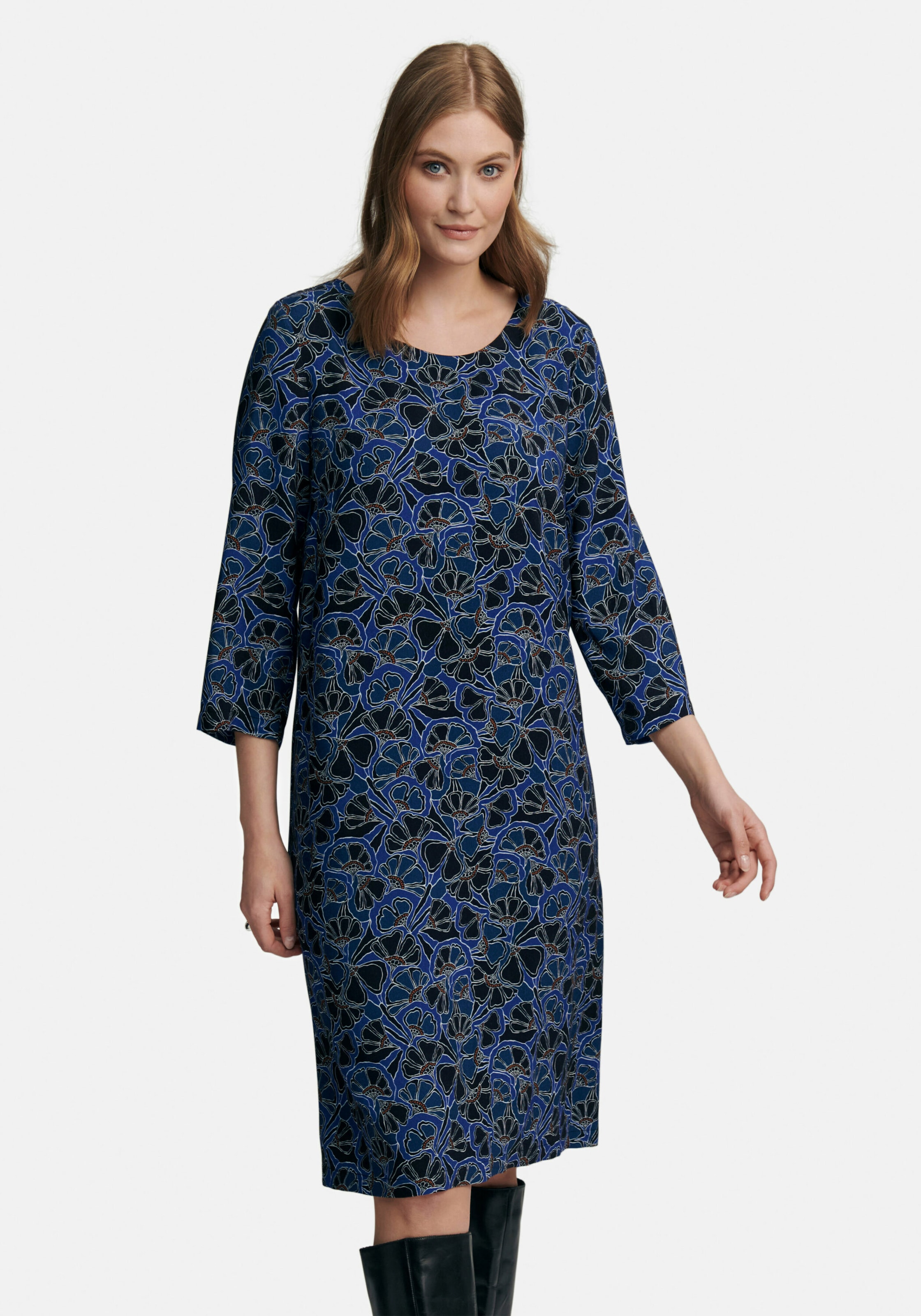Anna Aura Jurk in Marine Donkerblauw ABOUT YOU