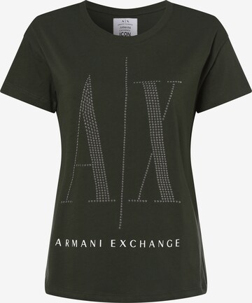 ARMANI EXCHANGE T-Shirt in Grün: predná strana