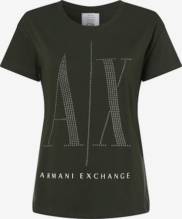 ARMANI EXCHANGE Shirt in Groen: voorkant