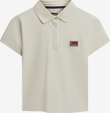 T-shirt 'Athletic Essentials' Superdry en blanc : devant