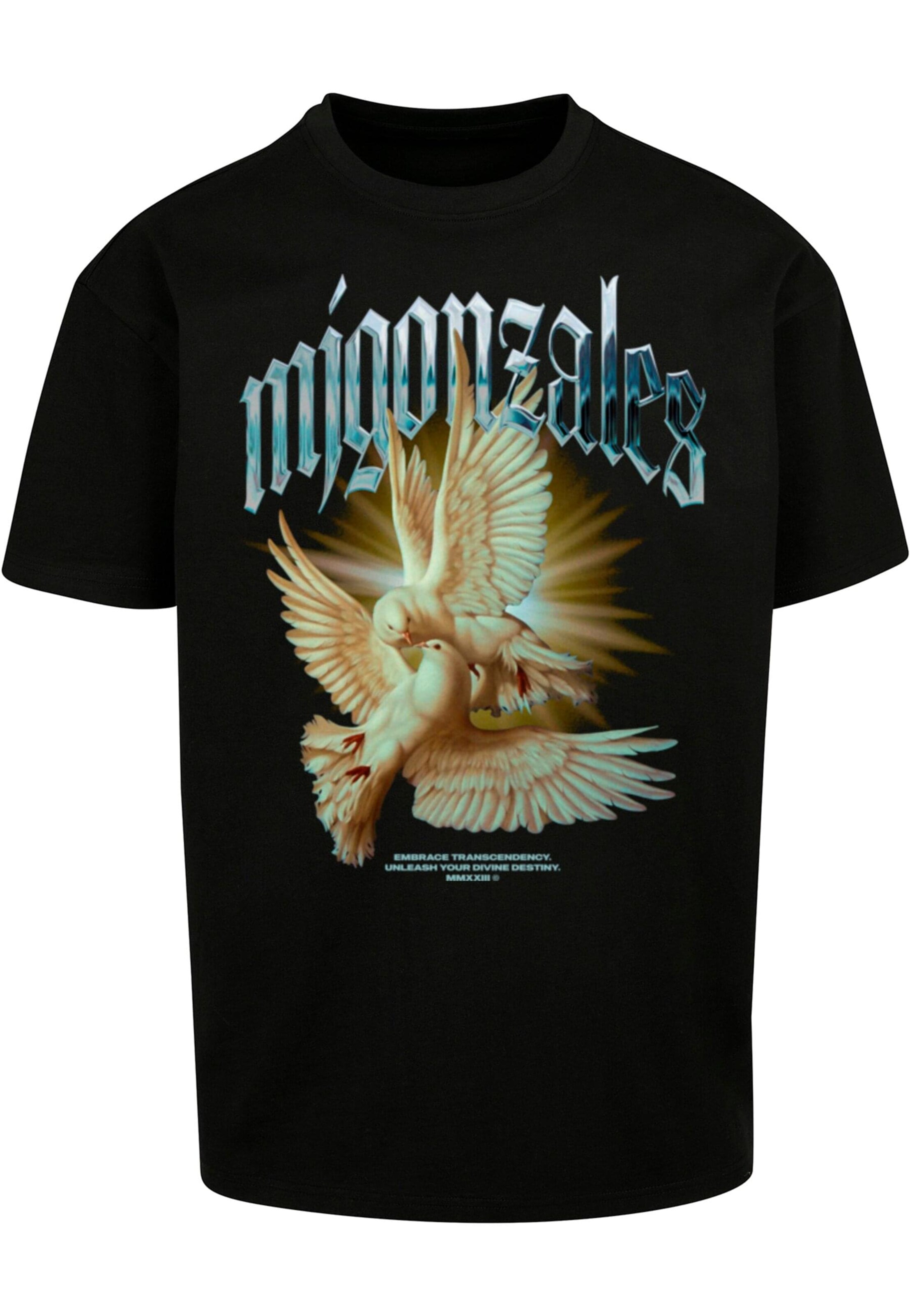 MJ Gonzales Shirt 'Spirit' in Black: front