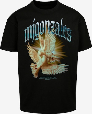 MJ Gonzales - Camiseta 'Spirit' en negro: frente