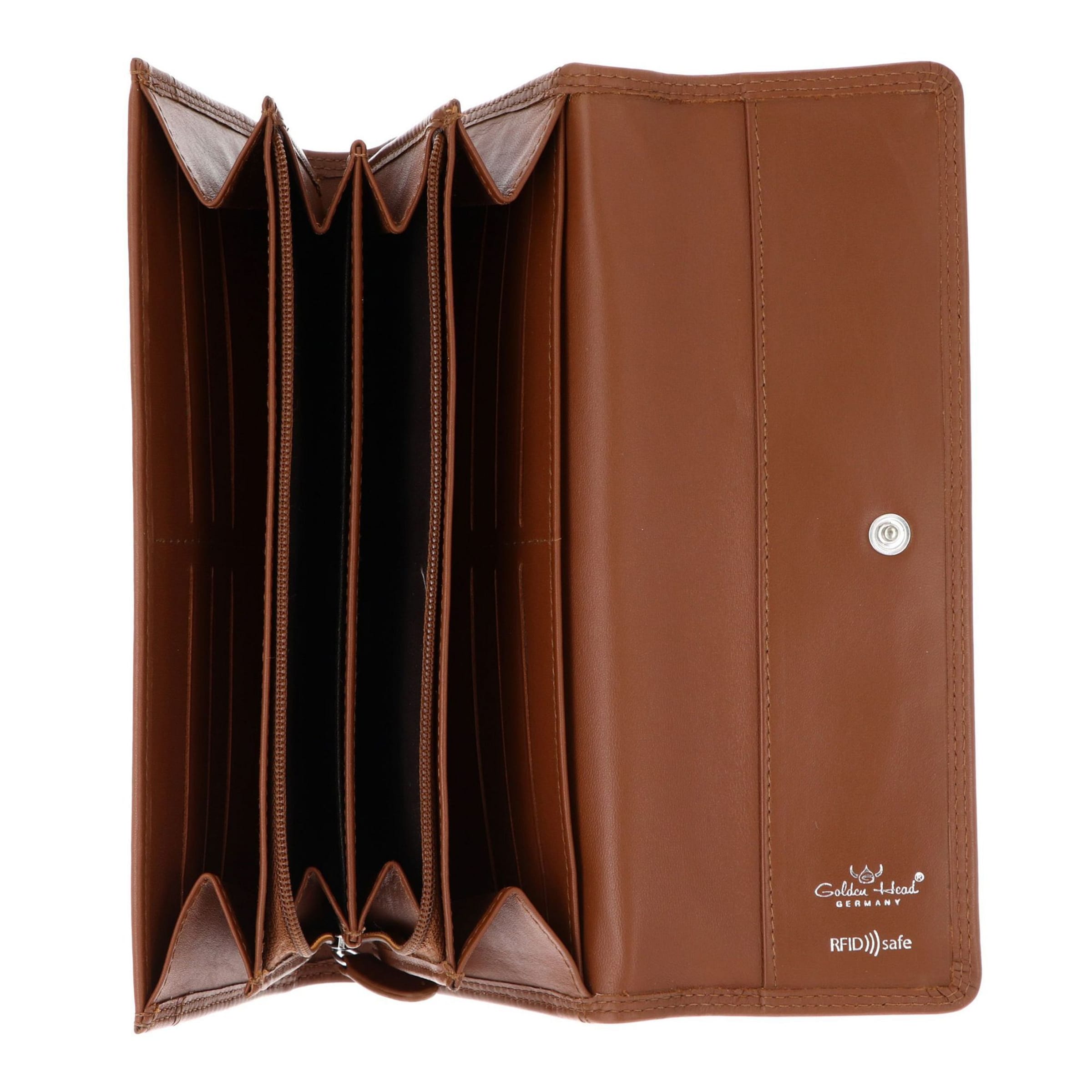 Porte-monnaies 'Polo' GOLDEN HEAD en marron