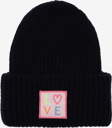 Zwillingsherz Beanie in Blue: front