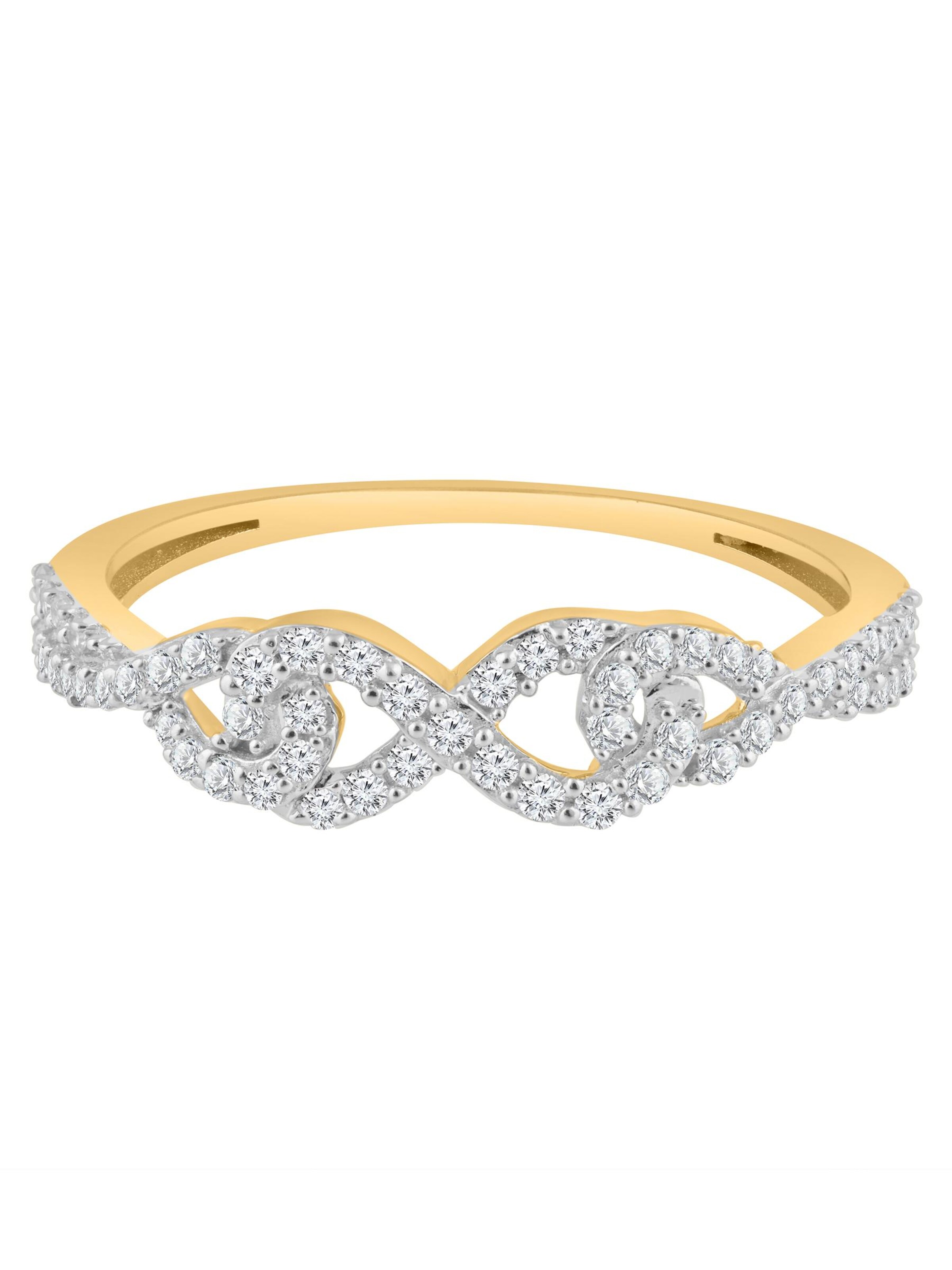 Diamant Exquis Ring‌‌‌‌‌‌ in Gold: Vorderseite