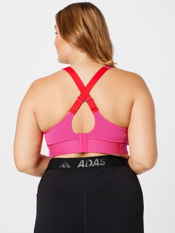 ADIDAS SPORTSWEAR Бюстие Спортен сутиен в розово