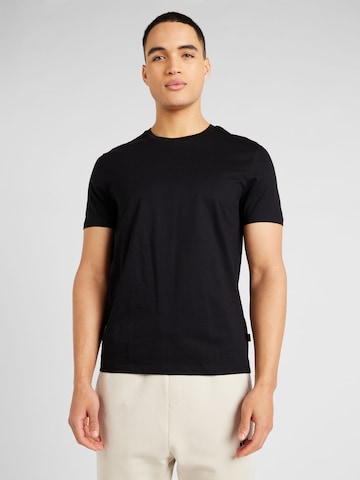 BOSS - Camiseta 'Tessler' en negro: frente