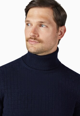 HECHTER PARIS Strickpullover 'Basic' in Blau