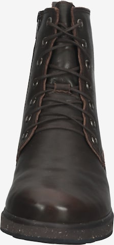 THINK! Lace-Up Ankle Boots in Brown