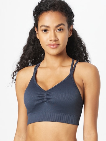 ONLY PLAY Medium Support Sports bra 'BAO' in Blue: front