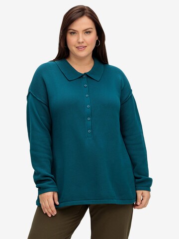 SHEEGO Sweater in Blue: front