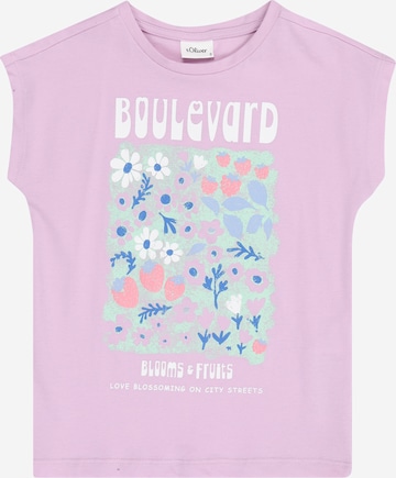 s.Oliver Tričko – fialová: přední strana