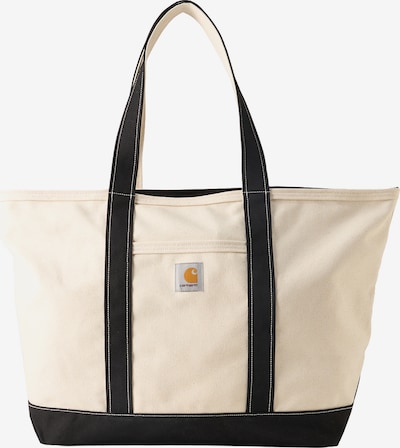 Carhartt WIP Strandtasche in One Size in creme / schwarz, Produktansicht