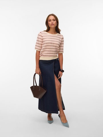 smėlio VERO MODA Megztinis 'VMMONICA'