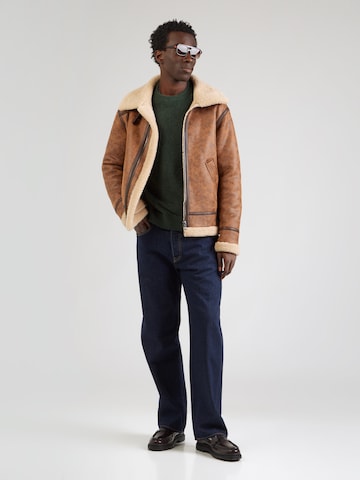 Pull-over 'SLHRAI' SELECTED en vert