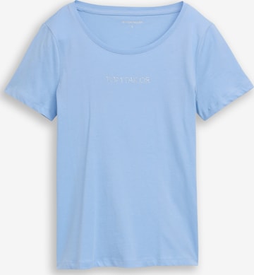 Tricou de la TOM TAILOR pe albastru: față
