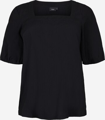 Zizzi Blouse 'Claru' in Black: front