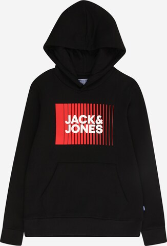 Jack & Jones Junior Sveter - Čierna: predná strana