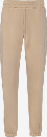 Champion Authentic Athletic Apparel Workout Pants 'Legacy' in Beige: front