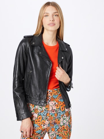 OAKWOOD Between-Season Jacket in Black: front