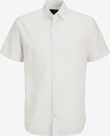 JACK & JONES - Ajuste regular Camisa en blanco: frente