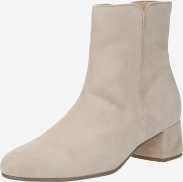 GABOR Ankle Boots in Beige: front